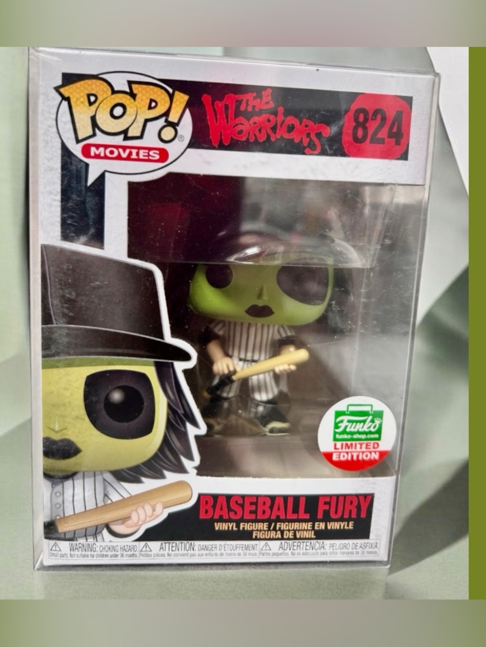 Funko Pop! Movies: The Warriors Baseball Fury Green #824